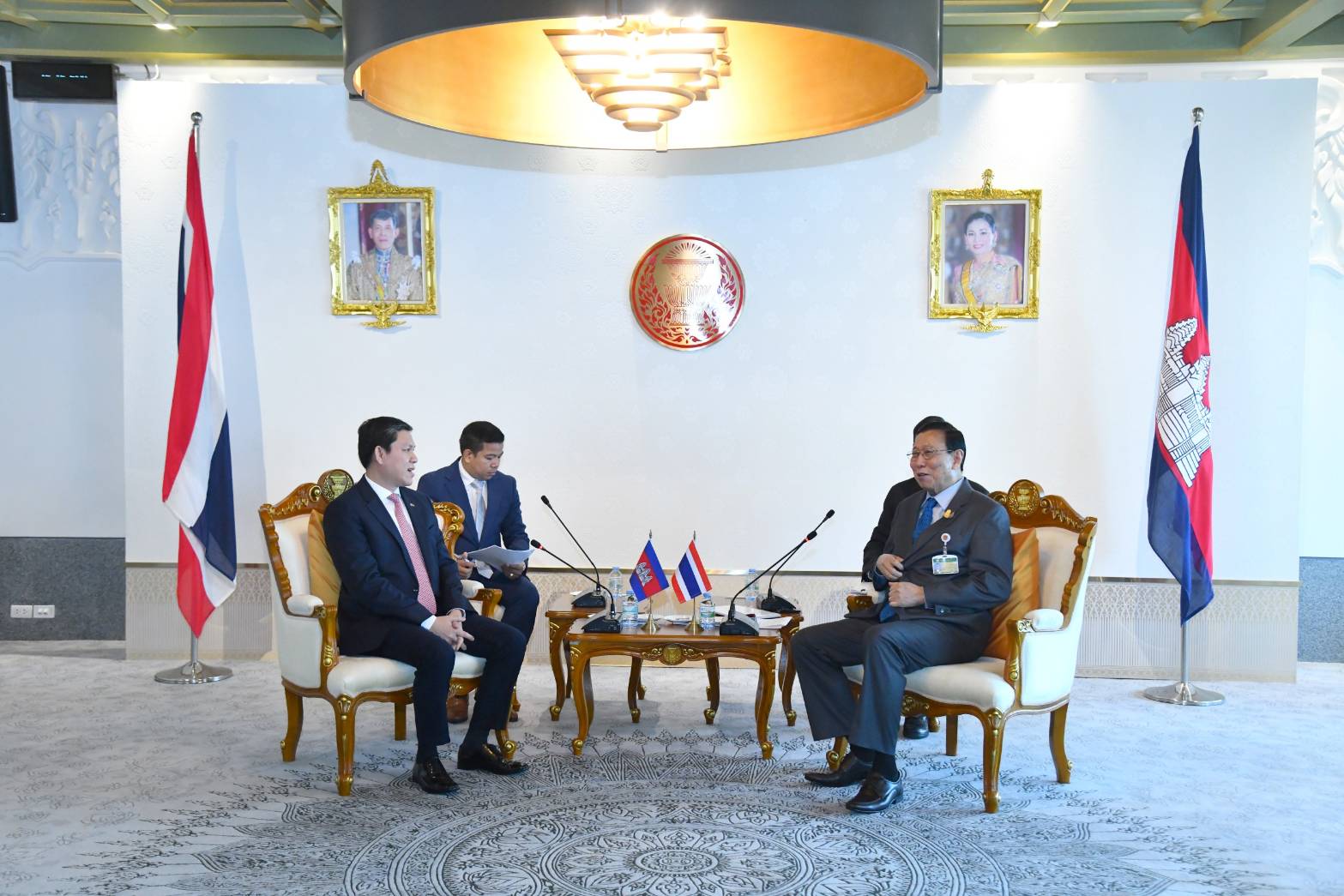 H.E. Mr. Hun Saroeun, Ambassador of the Kingdom of Cambodia to Thailand Paid a Courtesy Call on the President of the Senate on Friday 2 February 2024