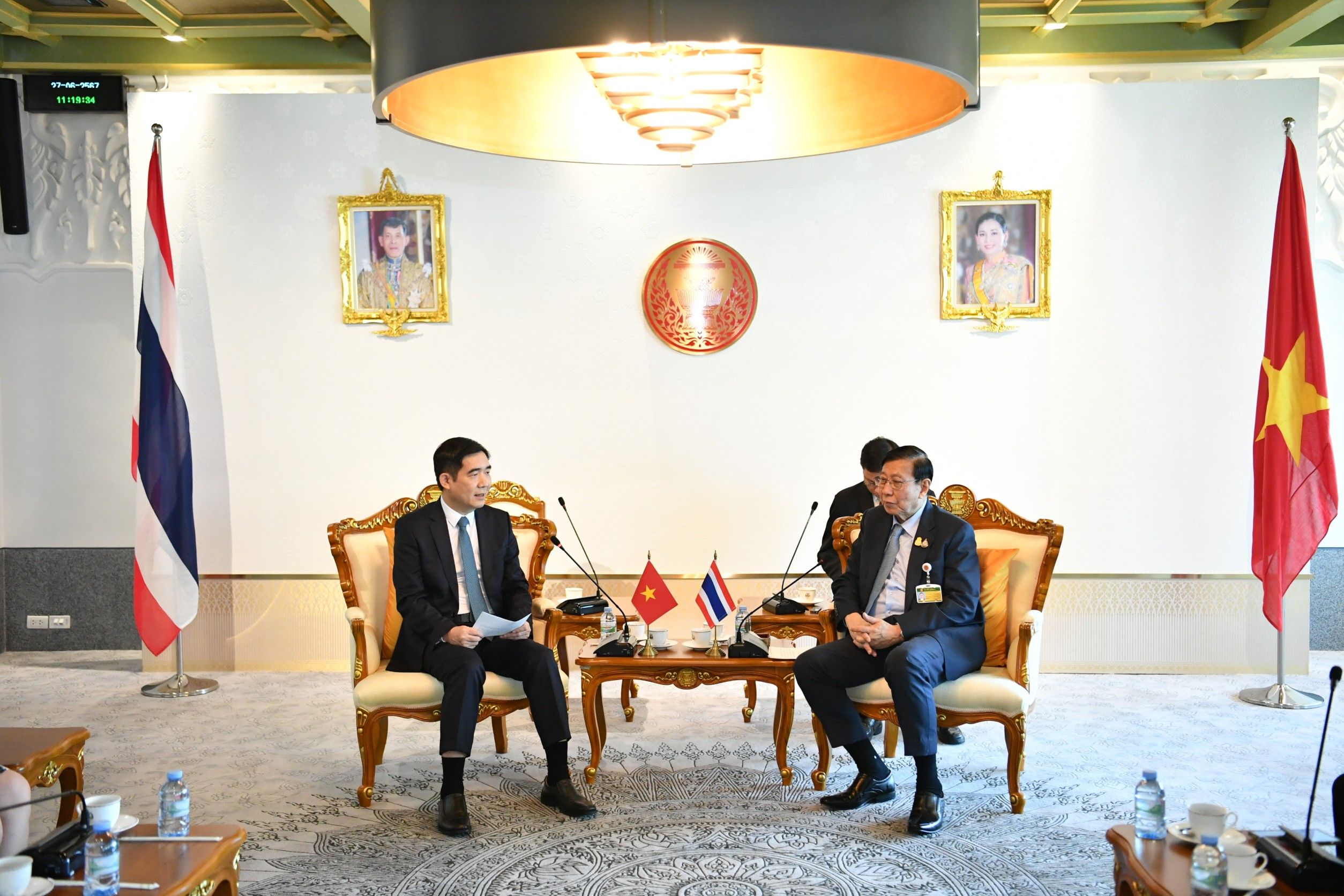 The President of the Senate Welcome H.E. Mr. Pham Viet Hung Ambassador of the Socialist Republic of Vietnam of Thailand On the Occasion of Assuming Office On 27 June 2024