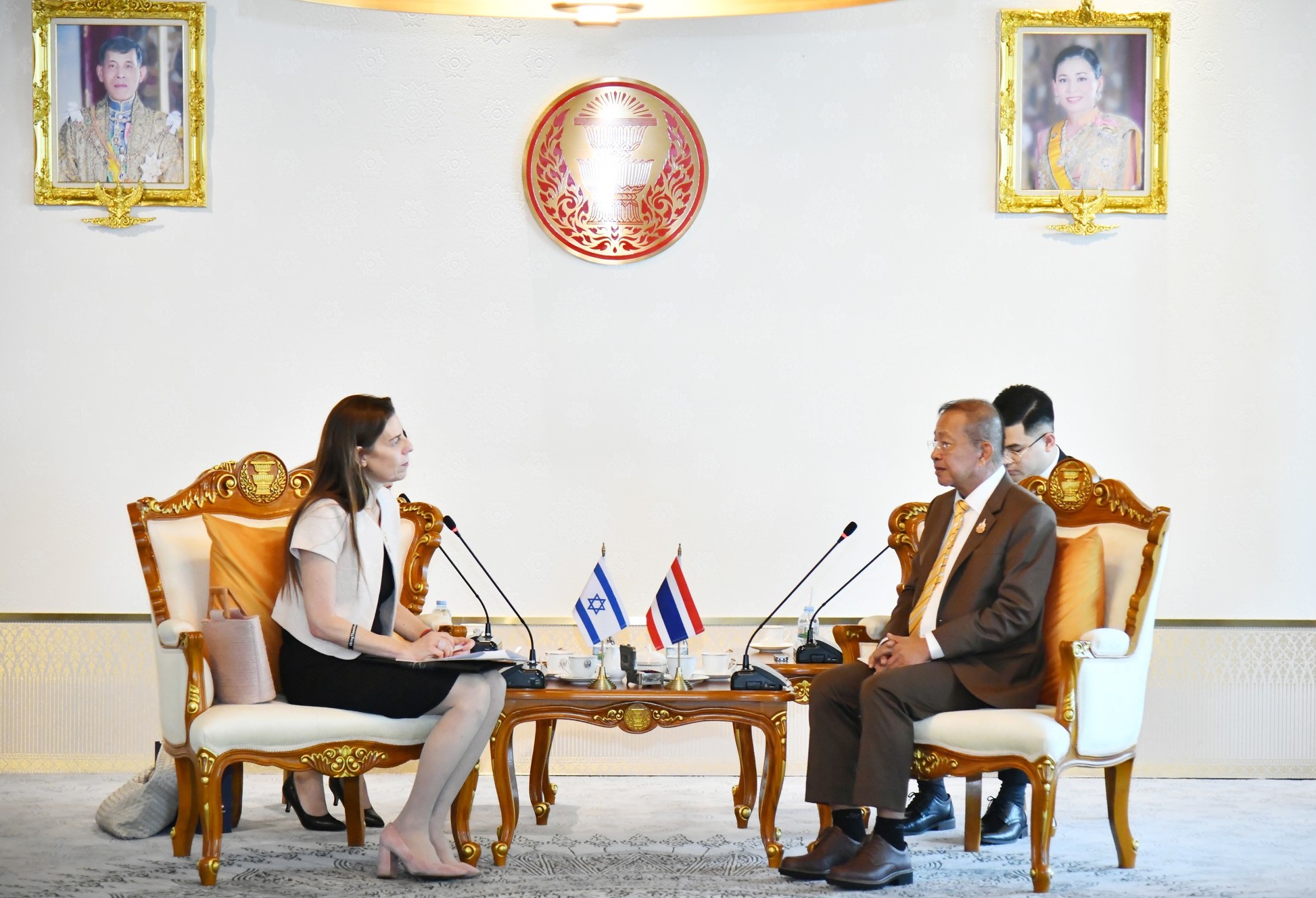 The President of the Senate Welcomed the Ambassador of Israel to Thailand