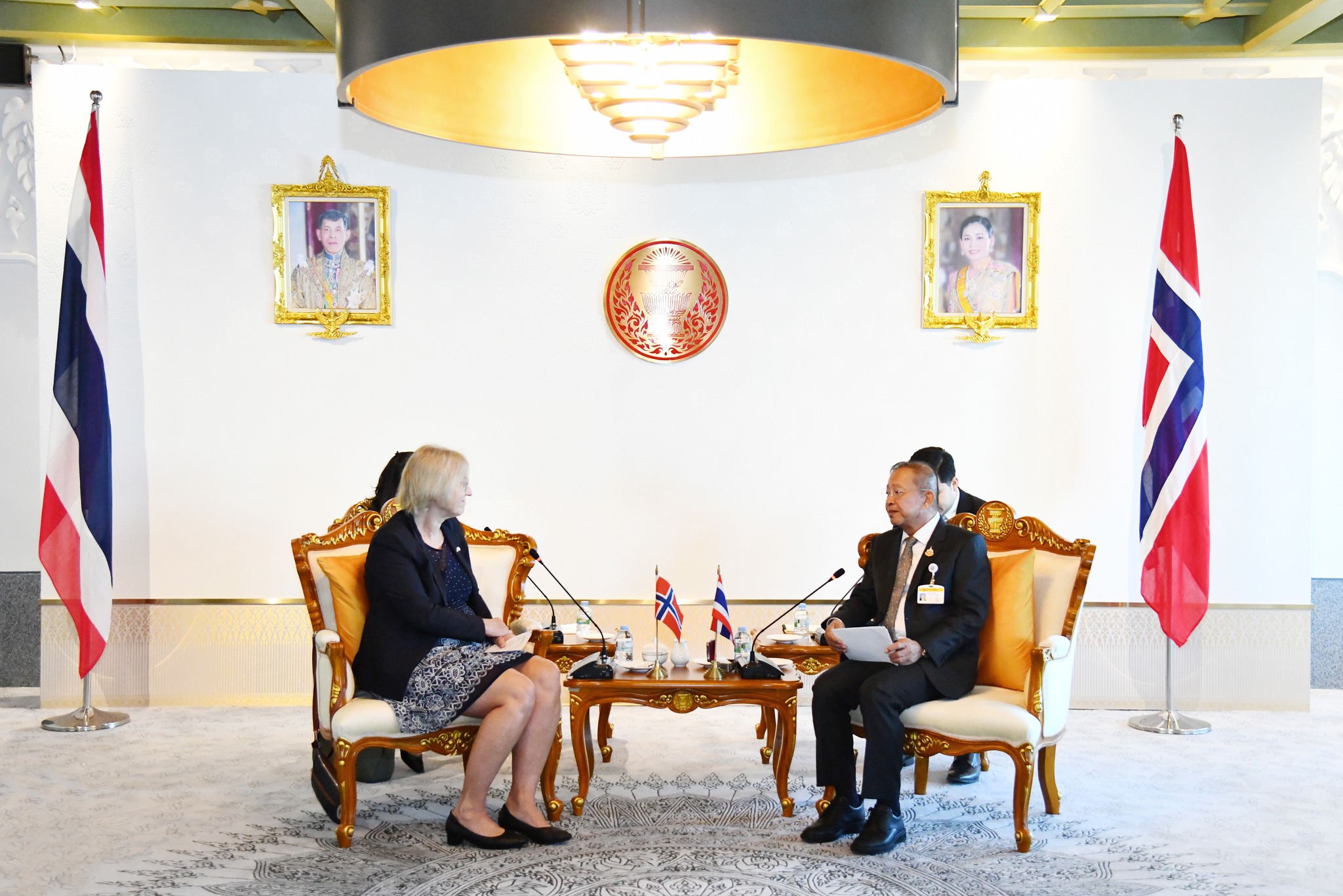 The President of the Senate welcomed the Ambassador of the Kingdom of Norway to Thailand on 21 November 2024