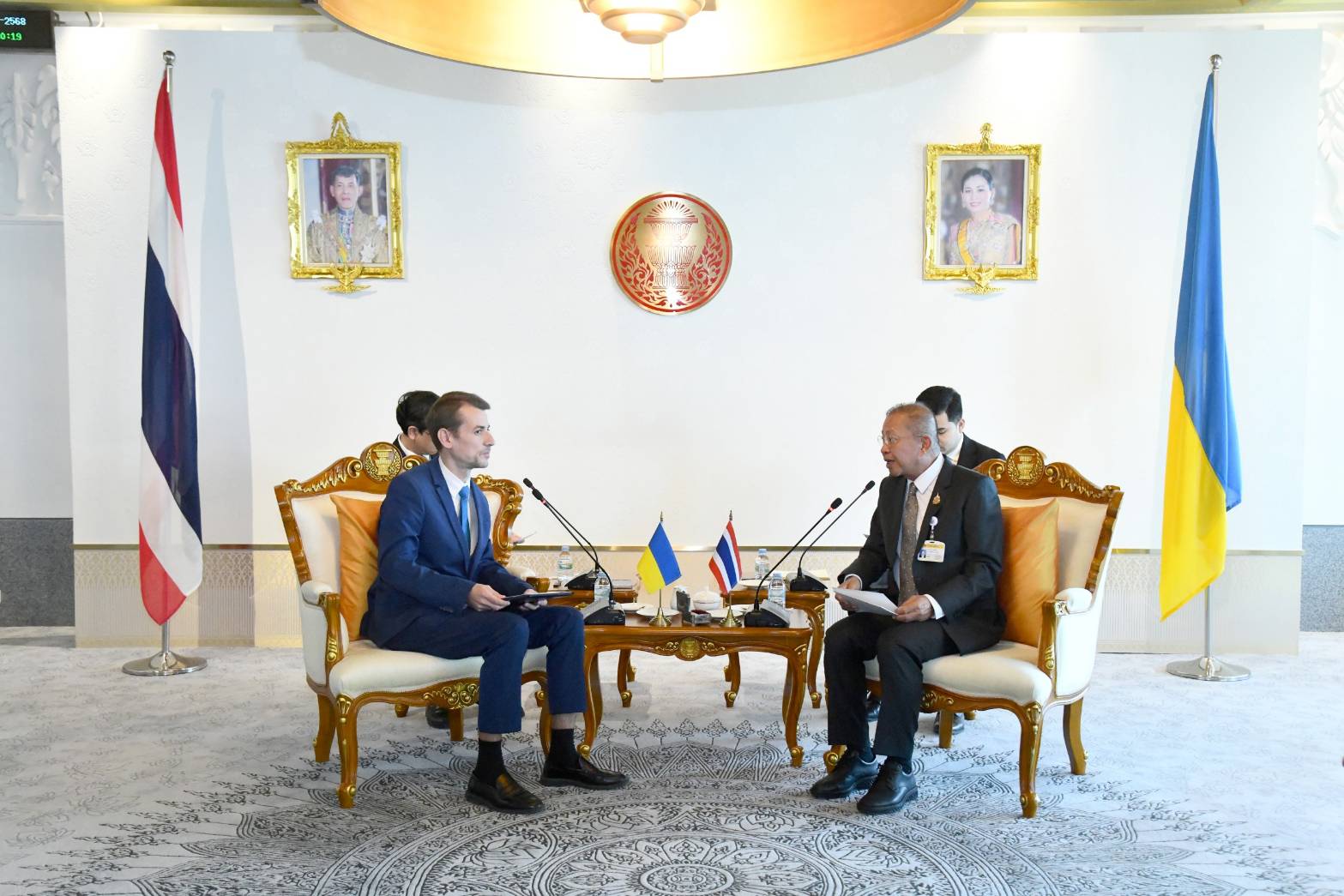 The President of the Senate Welcomed the Charge d’Affaires a.i. of Ukraine to Thailand