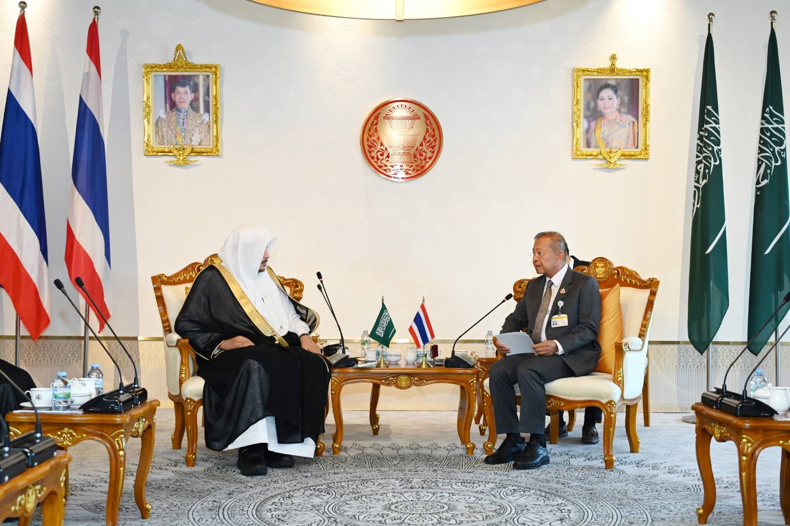 The President of the Senate Welcomed the Speaker of the Shura Council  of the Kingdom of Saudi Arabia