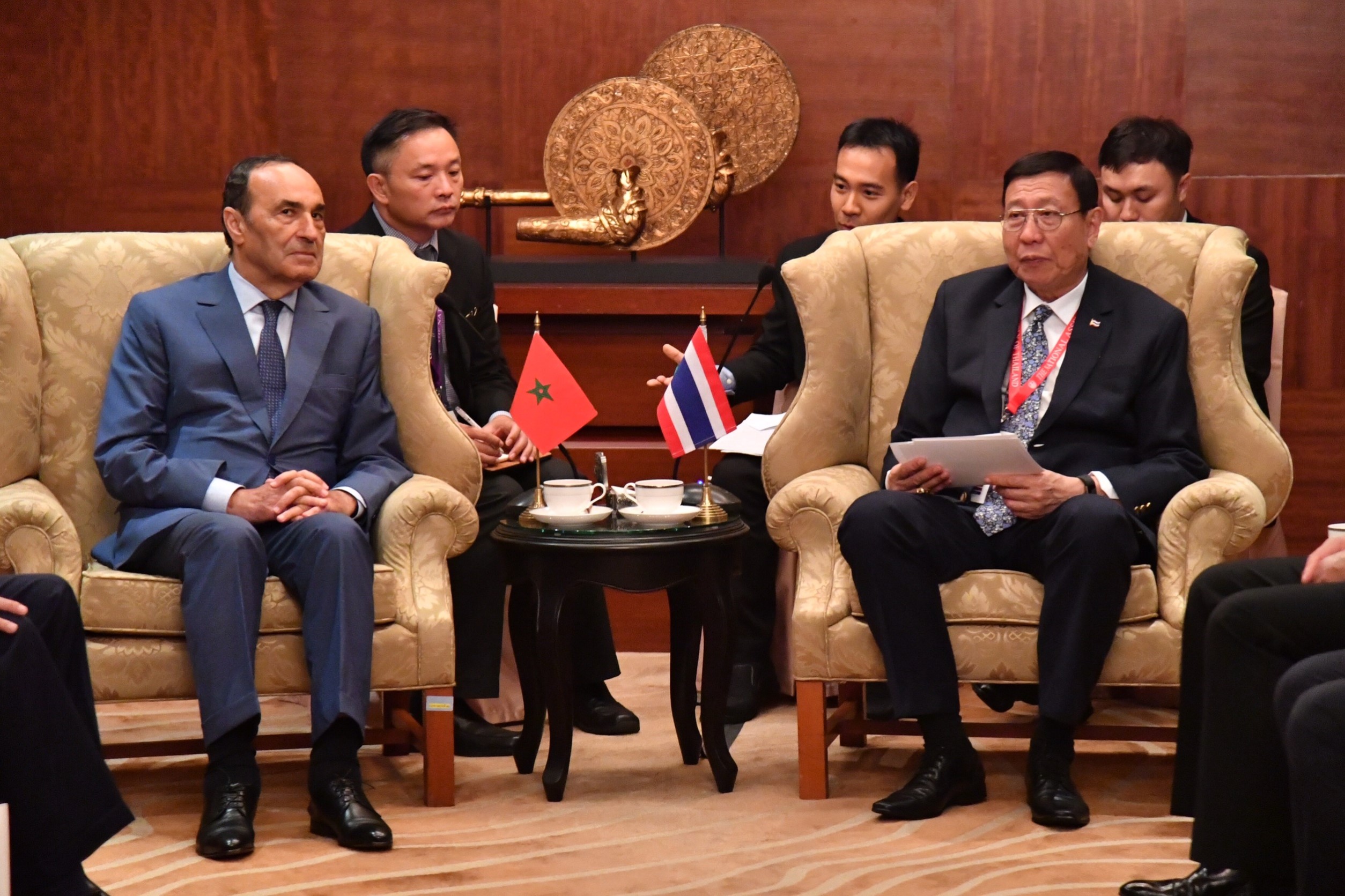 H.E. Mr. Habib El Malki, President of the House of Representatives of The Kingdom of Morocco, had a bilateral meeting with President of the Senate (27 August 2019)