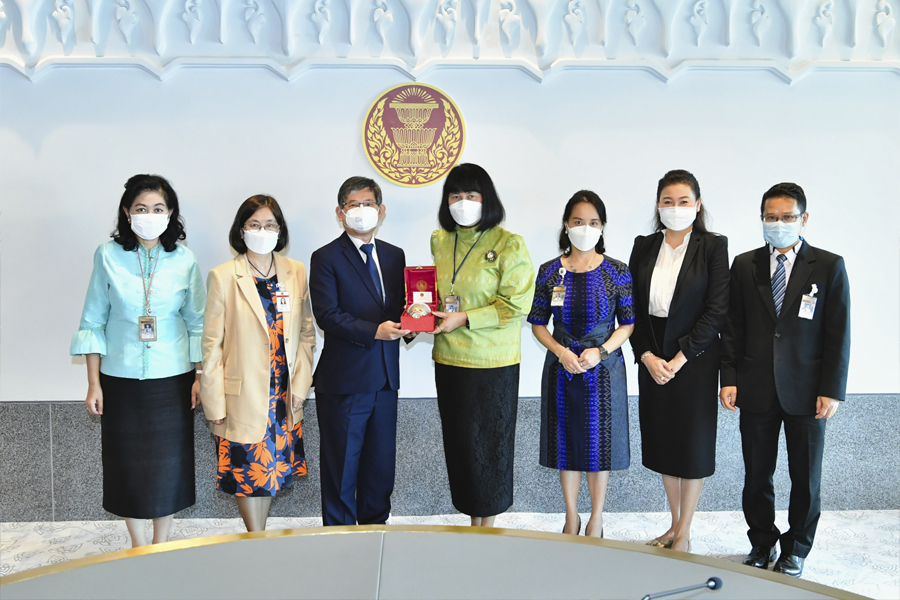 The Secretary-General of the Senate Welcomed Board of Director and Executive Director of Parliamentary Centre of Asia (Wednesday 11 May 2022)